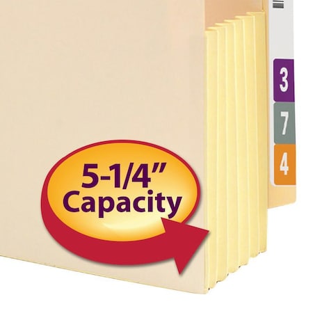 Smead Pocket, File, Lgl, 5.25"Expnsn Pk SMD76174